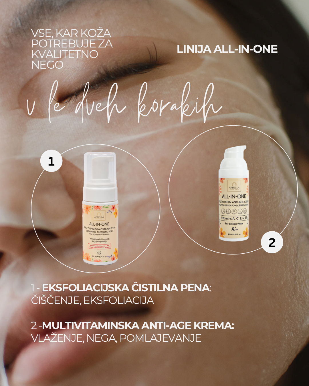 ALL-IN-ONE eksfoliacijska pena - slika 2